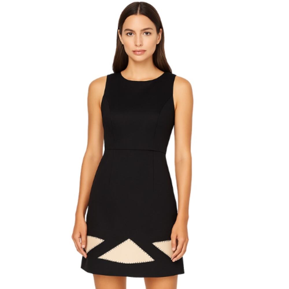 Carlisle Black and Ivory Midi Dress – EUC Size 6